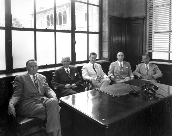 Few men from the Jacksonville Junior Chamber of Commerce