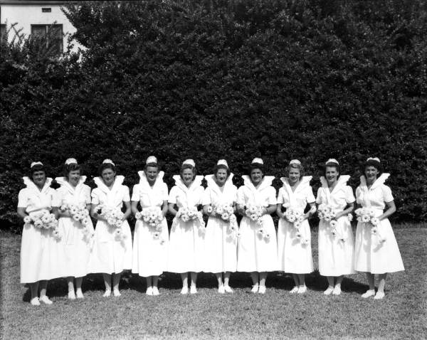 Nurse graduation ceremony? at Riverside Hospital.