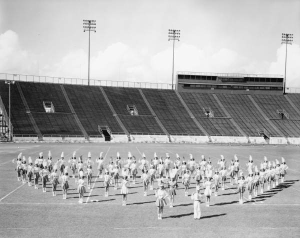 Kirby Smith junior high majorettes.