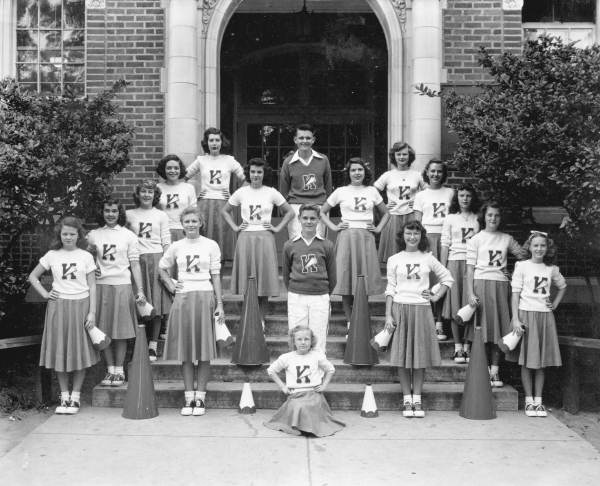 Kirby Smith junior high cheerleaders.