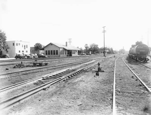 Railroad crossing.