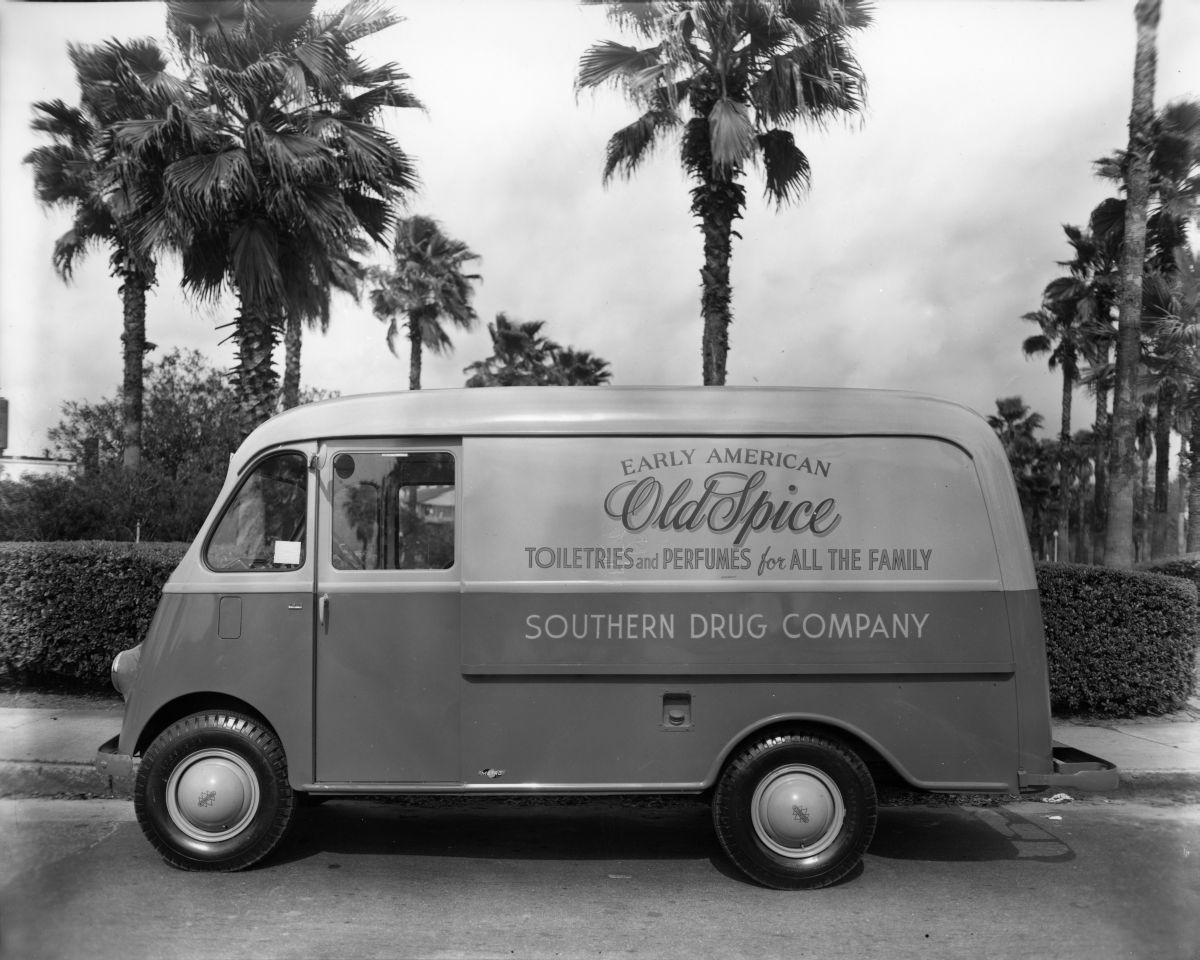 Delivery truck.