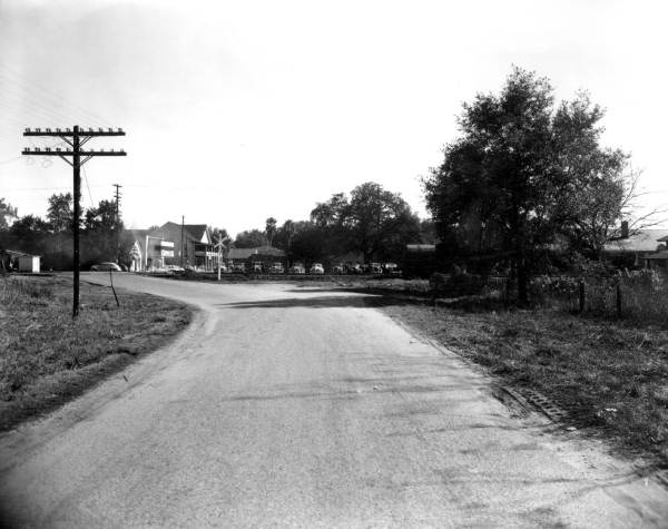 Railroad crossing.