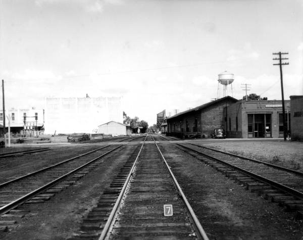 Railroad crossing.