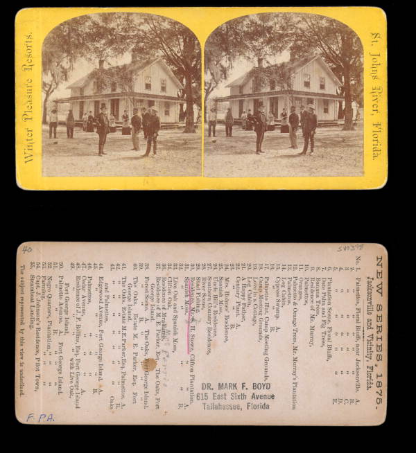 Residence, Mr. Z. H. Stowe, Clifton Plantation.