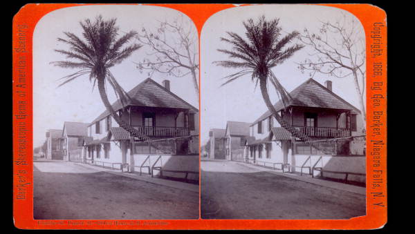 St. Francis Street - Oldest House in St. Augustine.