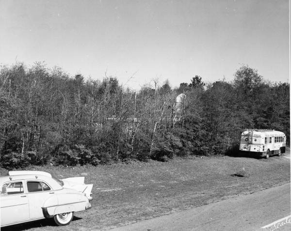 View looking toward plane crash approximately 150' from Dale Mabry Field near Blountstown Highway - Tallahassee, Florida.