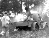 Fairbanks-Morse hand-pump being operated