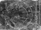 Remains of portable sundial retrieved from the Winchester shipwreck