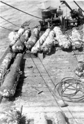 Cannons retrieved by treasure hunter Art McKee - Plantation Key, Florida