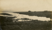 Bird's eye view looking toward the mouth of the South New River Canal.