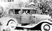 Deaconess Bedell in her Model A.