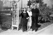 Deaconess Bedell with the Reverend and Mrs. Maholan?