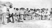 Large group of Seminole women and children