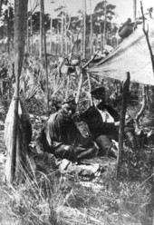 Chieftain Tallahassee with his white friend L.A. Wilson.