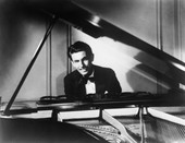 Pianist Eddy Duchin in Palm Beach.