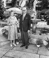 Major-General & Mrs. Robert M. Danford at the Brazilian Court Hotel in Palm Beach.