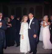Estee and Joseph H. Lauder at a Red Cross Ball at The Breakers in Palm Beach.