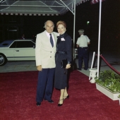 Mr. and Mrs. Robert Gottfried at the Poinciana Club in Palm Beach.