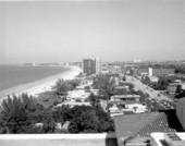 View of Cleawater's beachfront