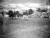 Tom Kirby attempts to rope a calf - Lakeland, Florida