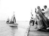 Blessing the shrimp fleet on Palm Sunday - Saint Augustine, Florida