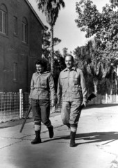 Mr. and Mrs. Winship Nunnally shown starting on a deer hunt - Homosassa Springs, Florida