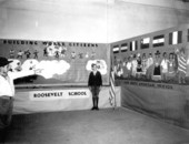 Roosevelt school exhibit at the Florida State Fair - Tampa, Florida