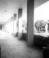 Patio of the Norton School of Art - West Palm Beach, Florida