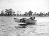 Motorboat regatta on Lake Hollingsworth