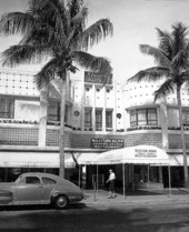 Entrance to the Russian Bear Restaurant - Miami Beach, Florida.
