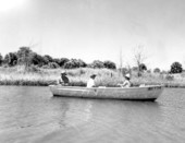 Mr. and Mrs. Roy C. Beckman fishing in Lake Worth