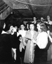 Choir of St. Joseph's Academy in oldest schoolhouse - Saint Augustine, Florida