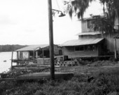 Crates outside Douglas Fisheries - Welaka, Florida.