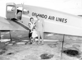 John A. Lombard Family at the Orlando Airport - Orlando, Florida