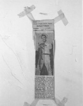 News clipping on Saxton Lloyd