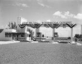 Toll entrance to the Rickenbacker Causeway - Miami, Florida.