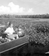 Lotte Tanzler fishing at Homosassa Springs