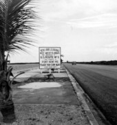 Road sign leaving Key West