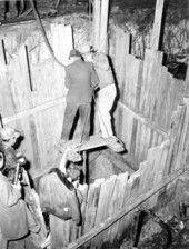 Gold excavation in the middle of Green Cove Springs - Green Cove Springs, Florida
