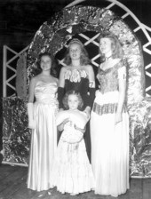 Watermelon festival queen and her court at the watermelon festival- Leesburg, Florida