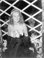 Watermelon festival queen, Patricia Callahan, 19, from Melbourne, Fla. - Leesburg, Florida