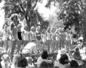 Beauty contestants at the watermelon festival - Leesburg, Florida