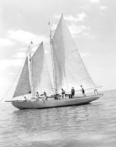 Sailing off the coast of Key West