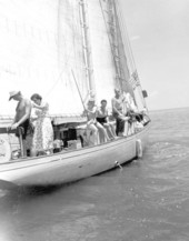 Sailing off the coast of Key West