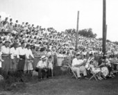 Large crowd gathered for Live Oak's Tobacco Festival - Live Oak, Florida
