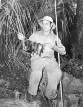 S.P. Holley holding catch of bream - Thonotosassa, Florida