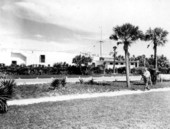 View of buildings at Marine Studios - Marineland, Florida