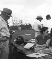 Shooting contest at Naples' Swamp Buggy Day - Naples, Florida