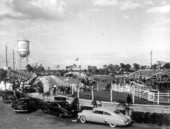 Grand entry of cowboys and cowgirls - Lakeland, Florida
